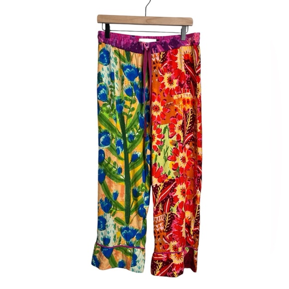 Anthropologie Roequia Fris Garden blooms flannel pajama lounge pants - Picture 6 of 7